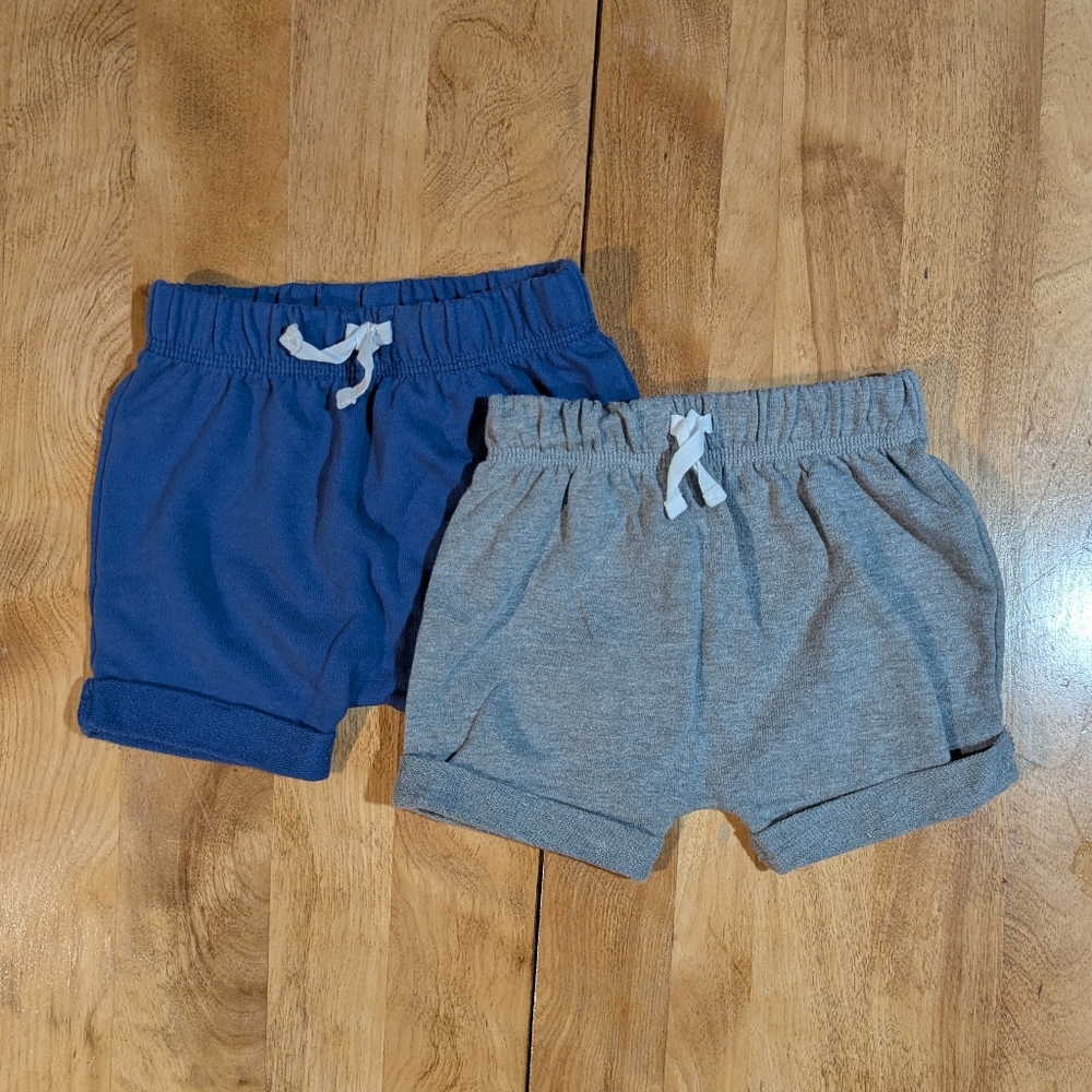 Cat & Jack Blue and Gray Athletic Shorts